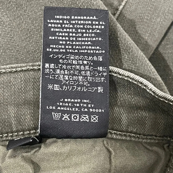 J Brand Suvi Button Ankle Skinny Jeans in Jungle Size 27 - Picture 7 of 11